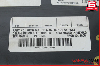 03-09 Mercedes C230 E320 GL450 ML63 AMG Sirius Satellite Radio Receiver OEM