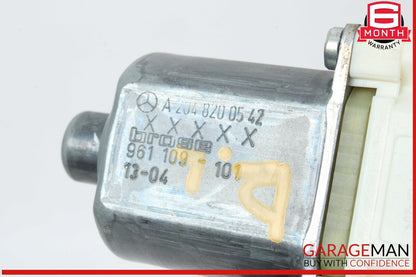08-16 Mercedes W212 E350 E400 Rear Left Driver Side Window Regulator Motor OEM