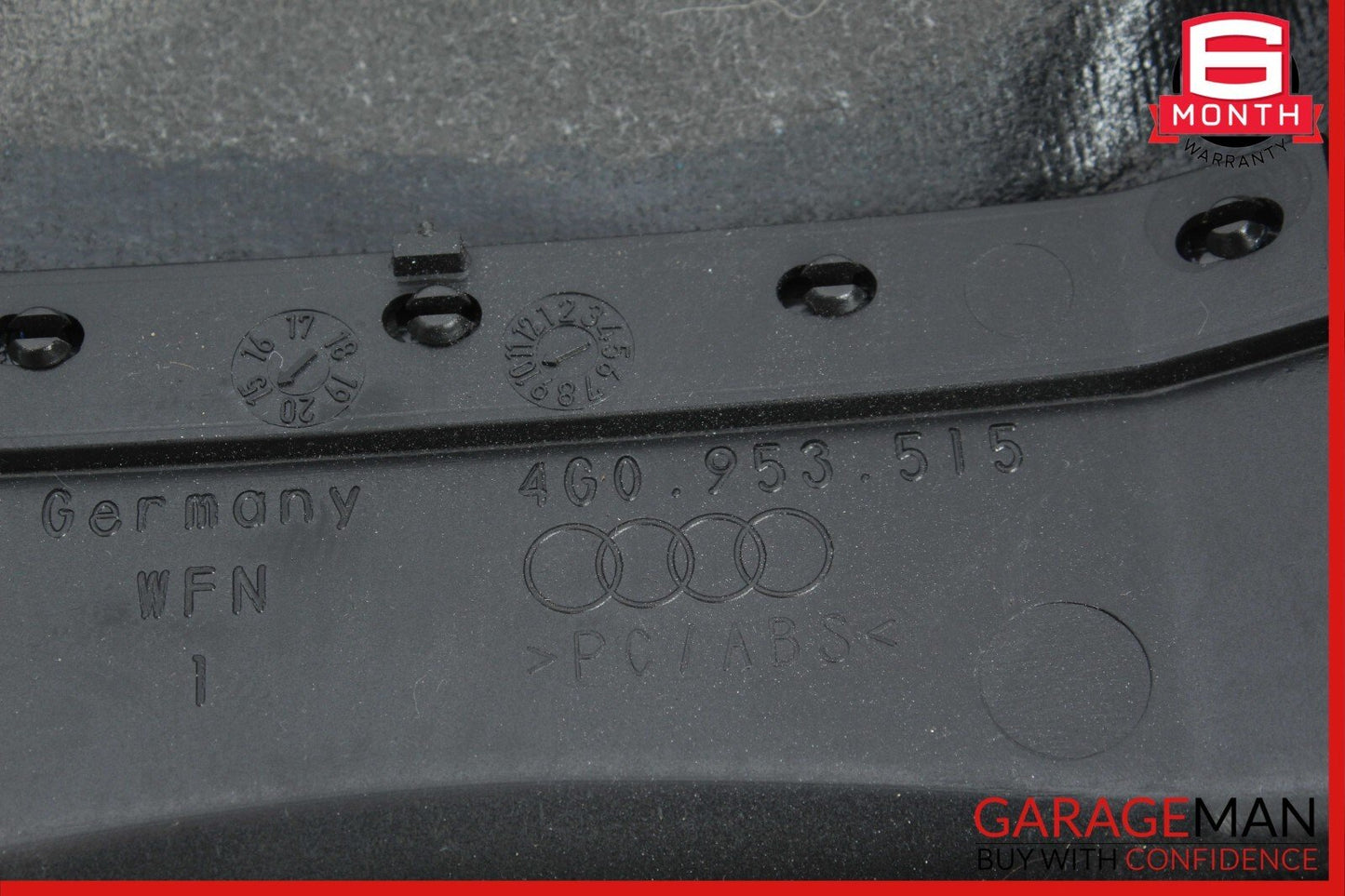12-18 Audi A6 Steering Column Upper Trim Cover Panel Black 4G0953515 OEM