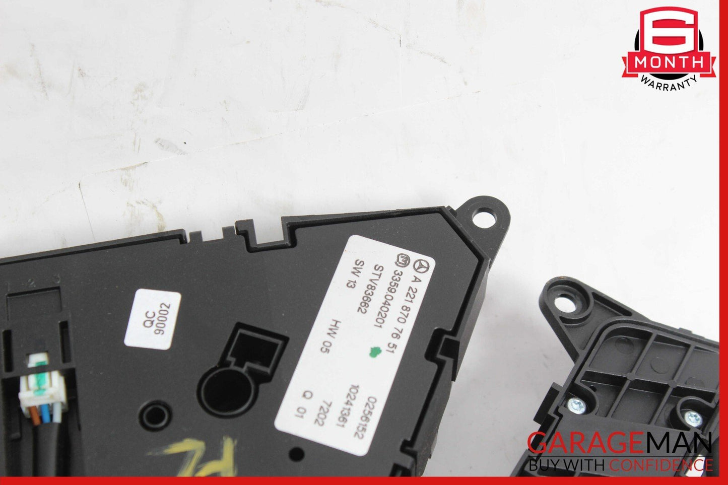 07-14 Mercedes W221 S550 CL600 Front Left Driver Seat Control Memory Switch Set