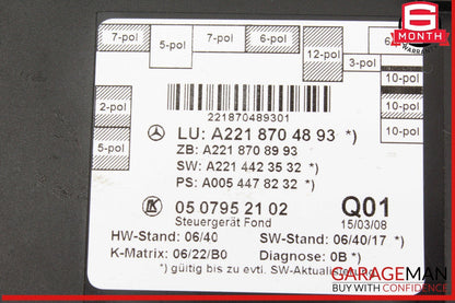 07-13 Mercedes W221 S550 S400 Rear Right or Left Side Door Control Module OEM