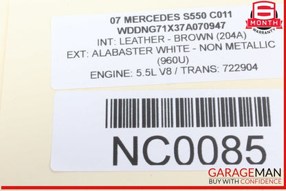 07-09 Mercedes W221 S550 Instrument Cluster Speedometer Odometer OEM