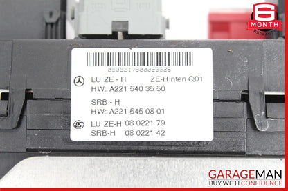 07-09 Mercedes W216 CL550 S63 S65 AMG Rear Trunk Fuse Relay Junction Box OEM