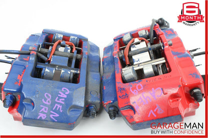03-10 Porsche Cayenne 955 957 Brembo Rear Right & Left Side Brake Calipers Set