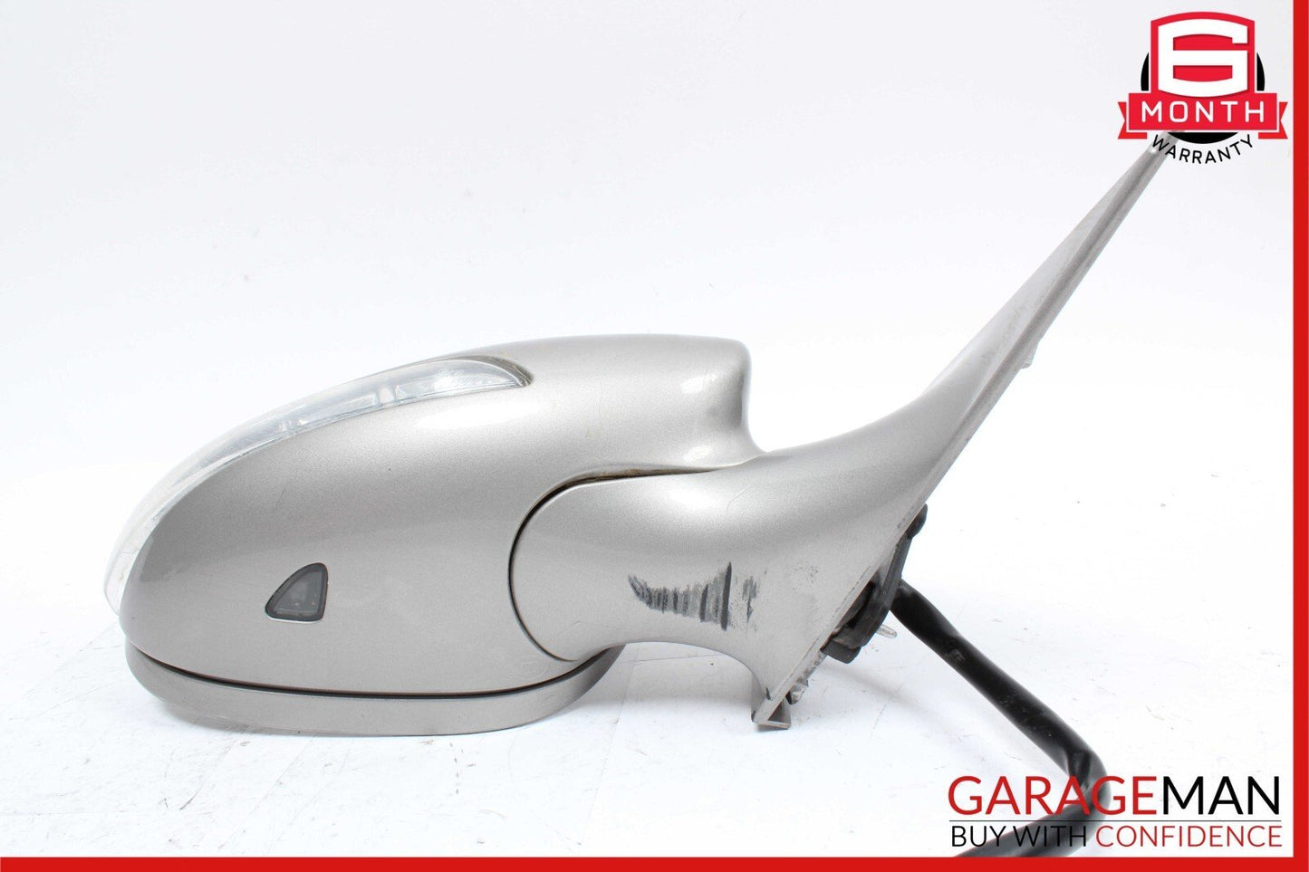 07-09 Mercedes W221 S550 S600 Front Right Side Mirror Door Rear View Silver OEM