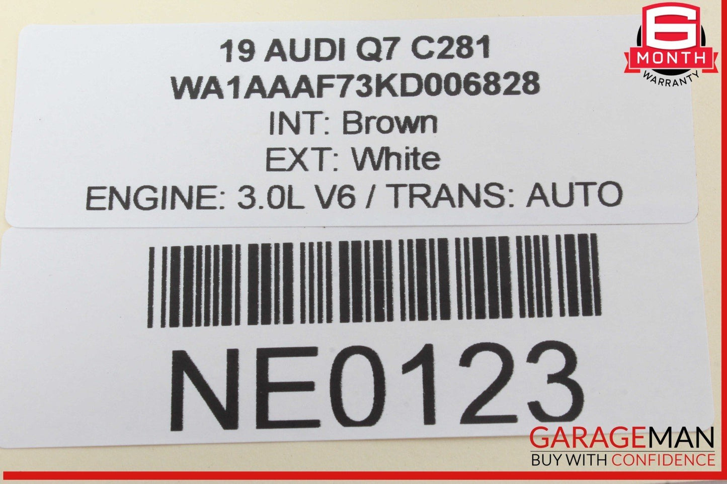 17-24 Audi Q7 Rear Left Driver Side Door Lock Latch Actuator 4G0839015D OEM