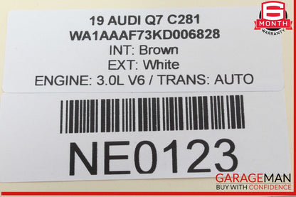 17-24 Audi Q7 Rear Left Driver Side Door Lock Latch Actuator 4G0839015D OEM