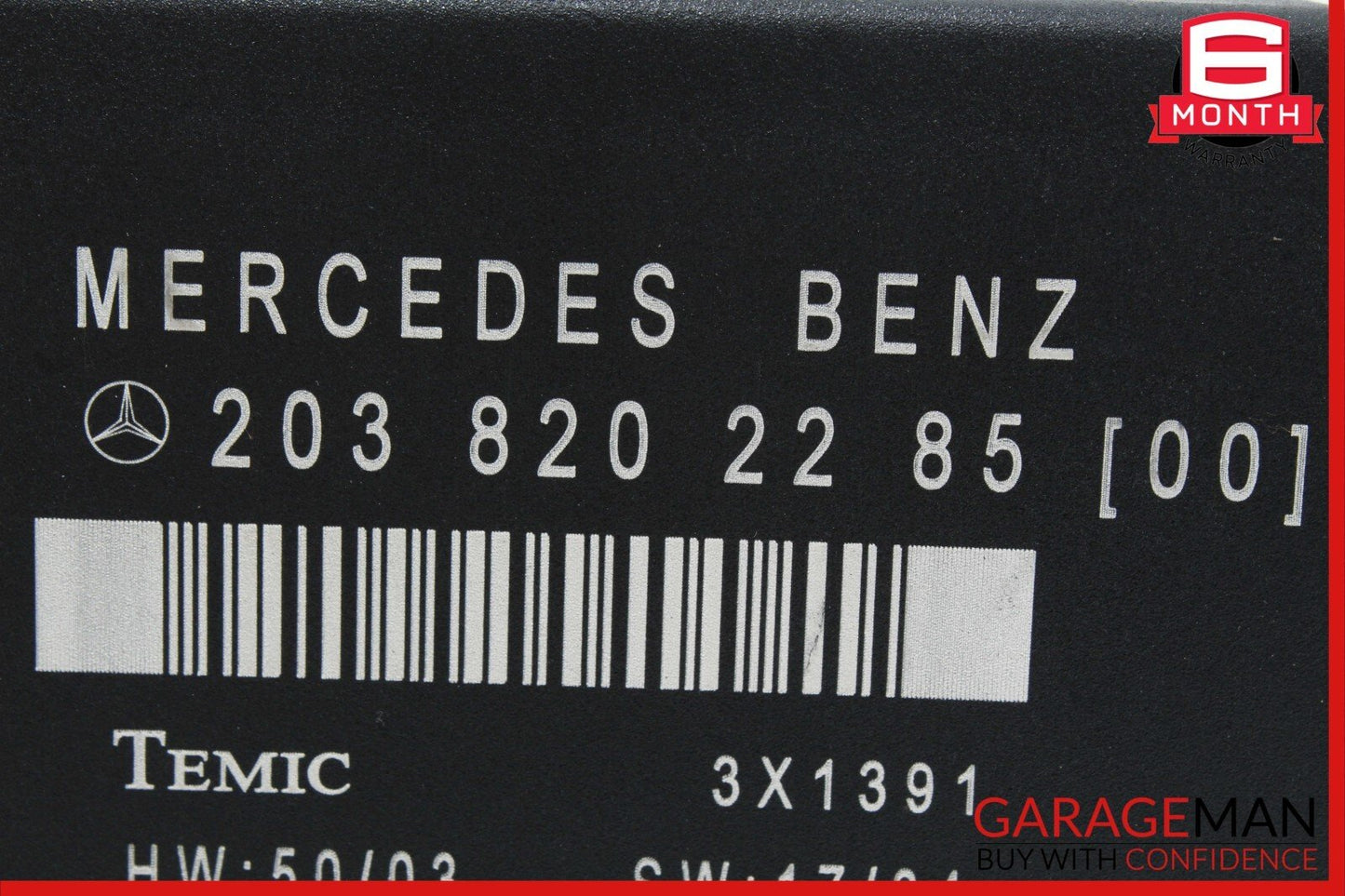 01-07 Mercedes W203 C230 C230 C55 AMG Rear Right Side Door Control Module Unit