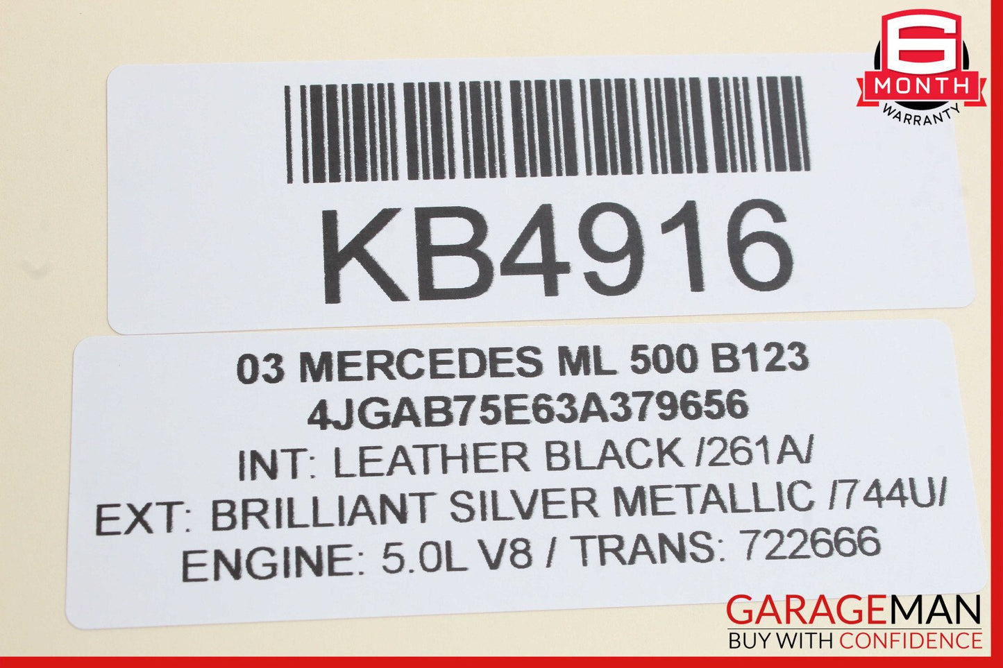 98-05 Mercedes W163 ML500 ML350 Dashboard A/C AC Air Vent Left Driver Side OEM