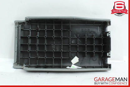 03-06 Mercedes R230 SL500 Center Console Rear Lid Cover Panel Leather Gray OEM