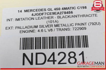 12-19 Mercedes X166 GL450 4MATIC Front Left Drive Side Door Control Module Unit