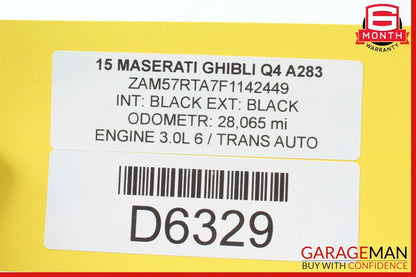 14-17 Maserati Ghibli Rear Left Side Lower Forward Wishbone Control Arm OEM