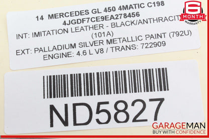 12-19 Mercedes X166 GL450 4MATIC Rear Left or Right Upper Camber Control Arm OEM