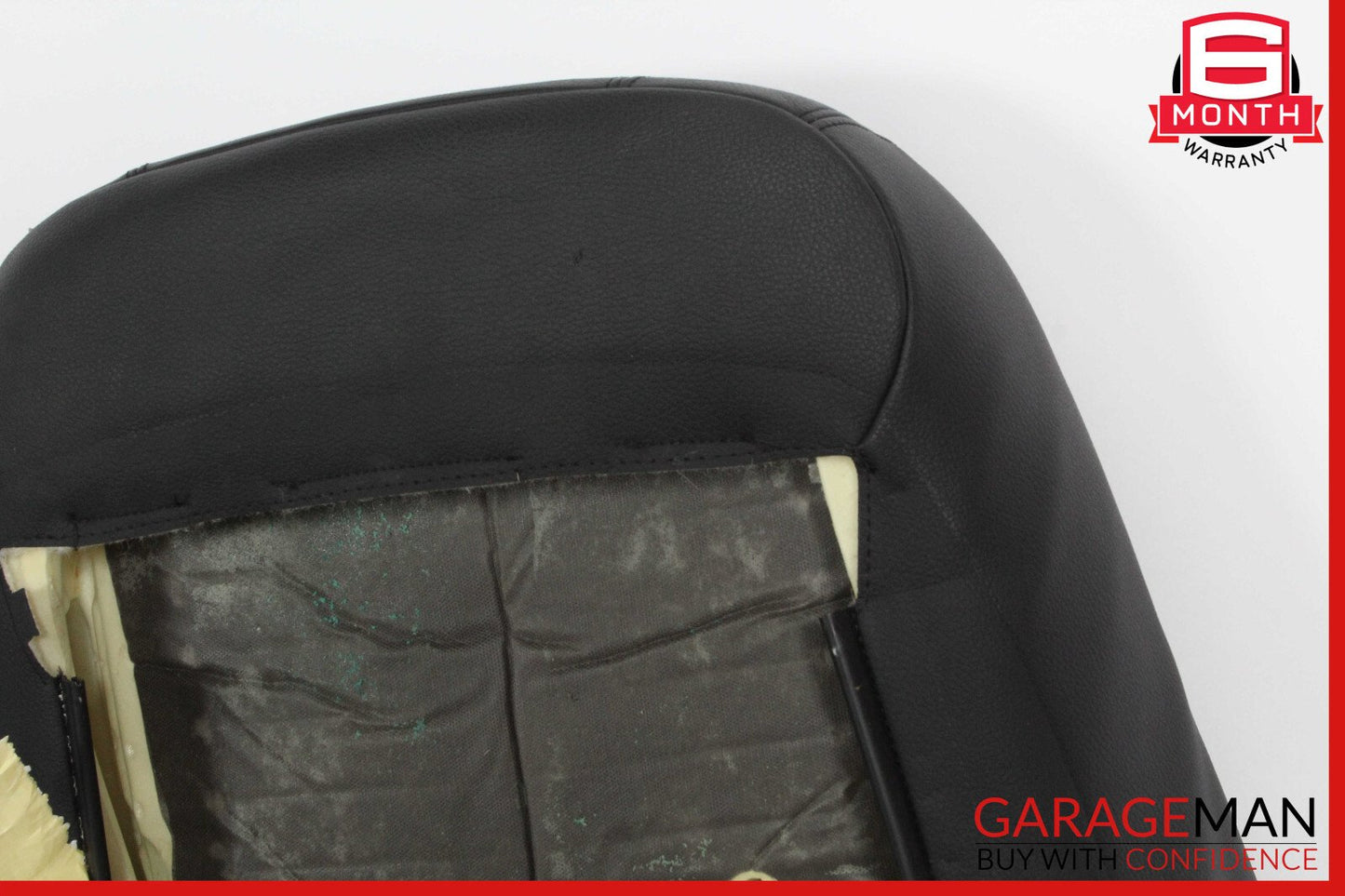 12-18 BMW F30 320i Front Left Top Upper Seat Cushion Black OEM
