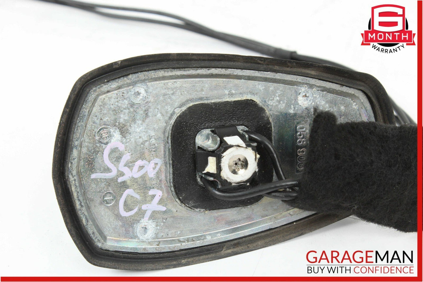 07-13 Mercedes W221 S550 S63 AMG S600 Top Shark Fin Antenna Roof GPS Silver OEM
