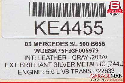 00-13 Mercedes R230 SL500 Seat Belt Seatbelt Tension Sensor 2158600505 OEM