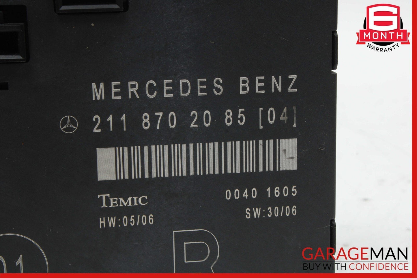 03-09 Mercedes W211 E350 E550 E63 Front Right Side Door Control Module Unit OEM