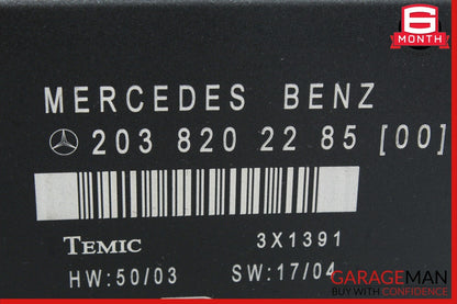 01-07 Mercedes W203 C230 C320 Rear Right Side Door Control Module 2038202285 OEM