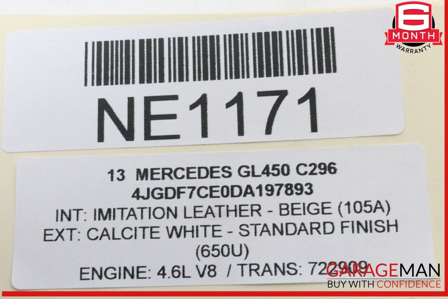 12-19 Mercedes X166 GL450 Front Left Drive Side Door Control Module Unit OEM