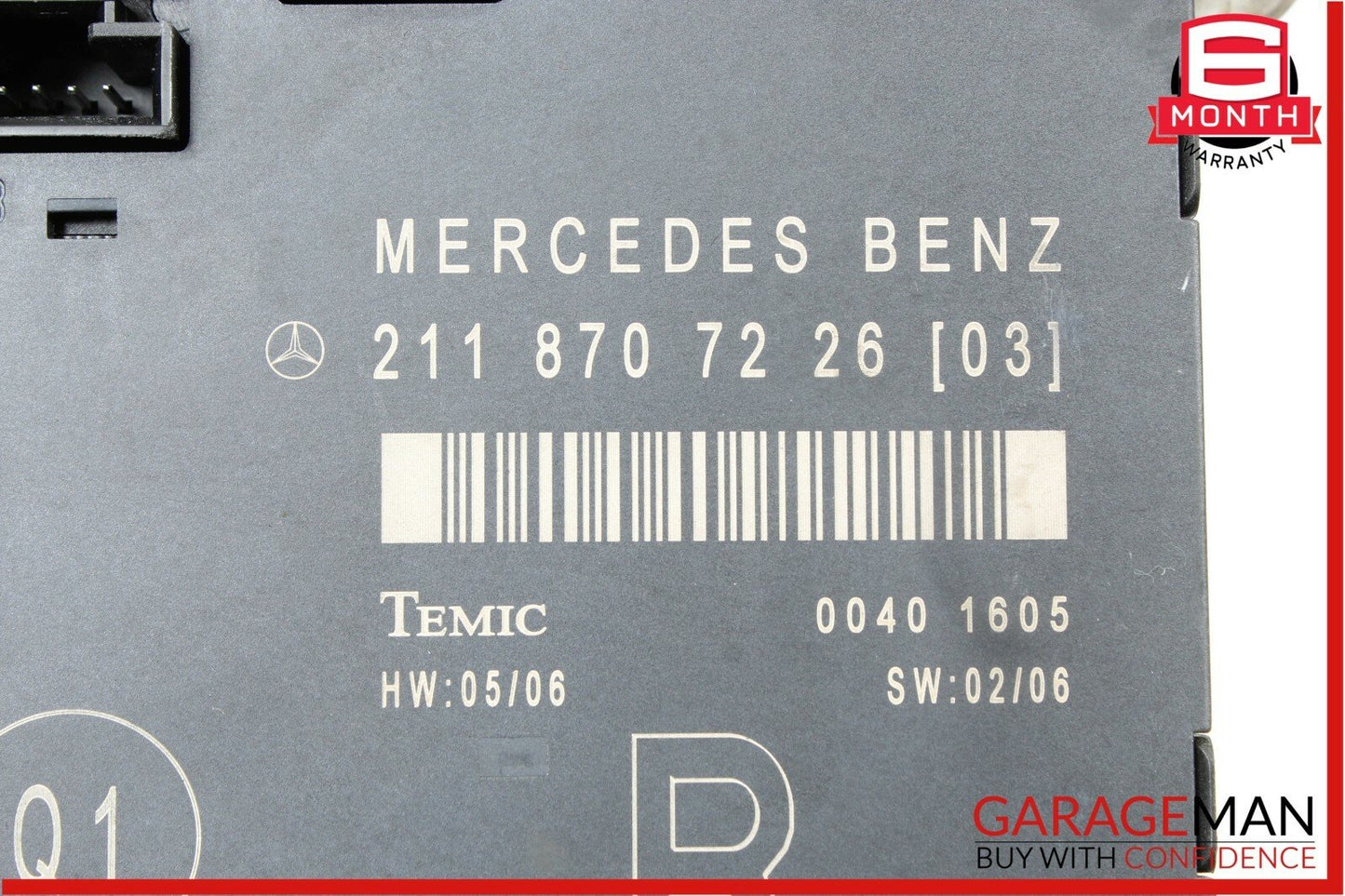 03-09 Mercedes W211 E350 E500 E550 Door Control Module Front Right Passenger OEM