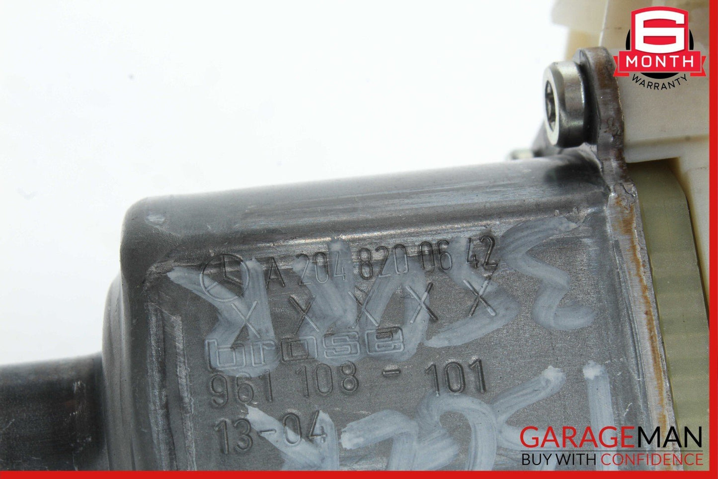 08-16 Mercedes GLK350 C250 E350 Rear Right Side Door Window Regulator Motor Unit