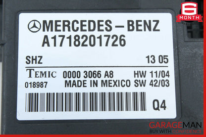 05-11 Mercedes R171 SLK280 SLK350 Heating Heated Seat Control Module Unit OEM