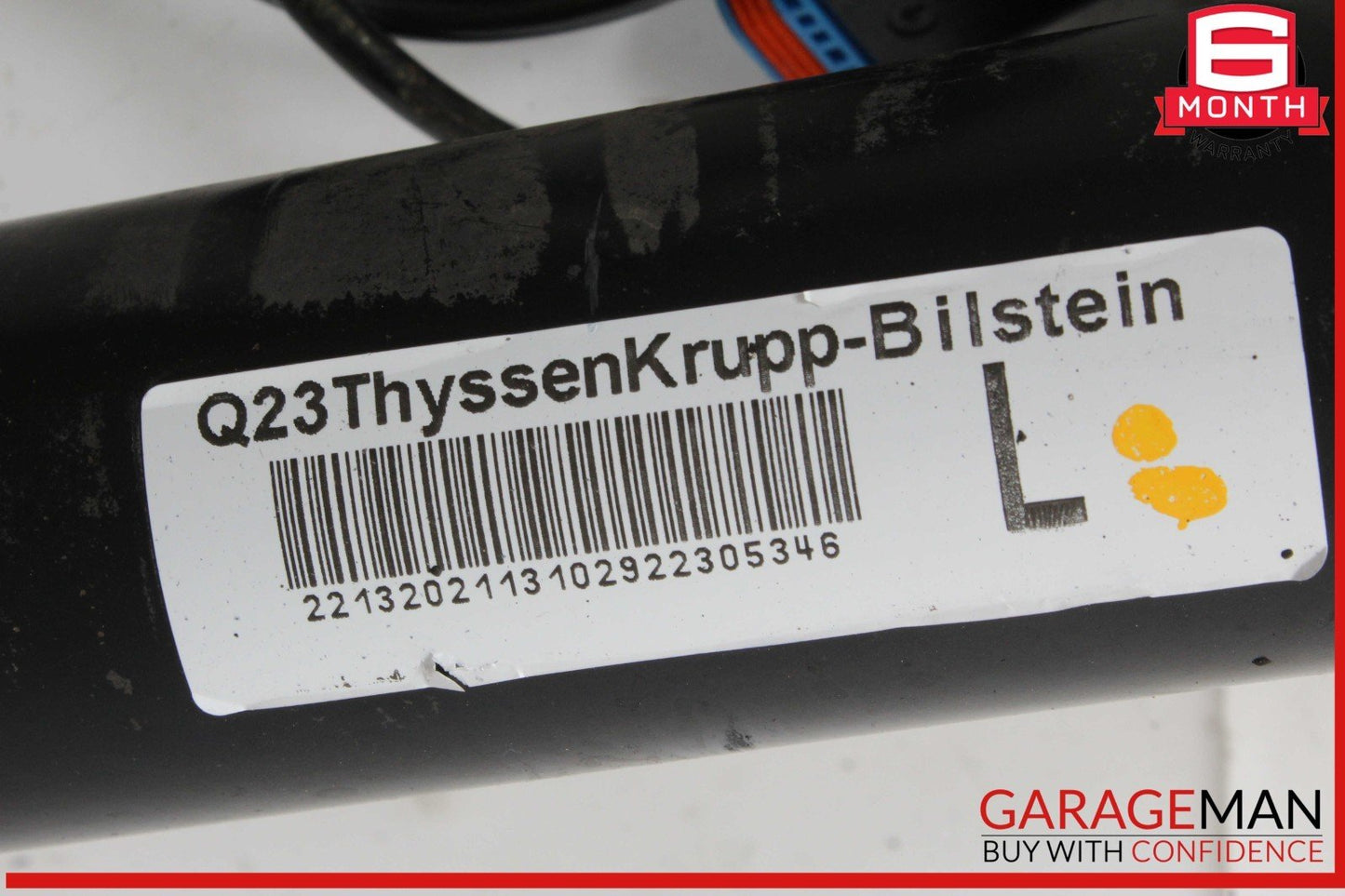 07-14 Mercedes W221 S400 Hybrid Rear Left Air Airmatic Suspension Shock Strut