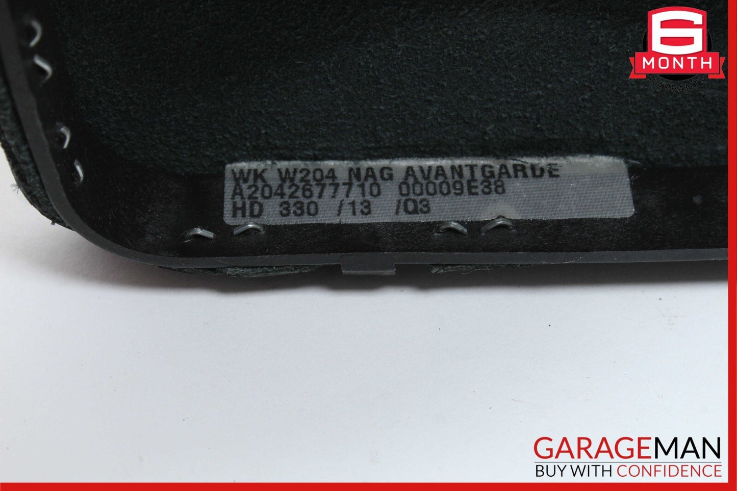 12-14 Mercedes W204 C250 C300 Floor Gear Shift Shifter Knob Boot Cover Black