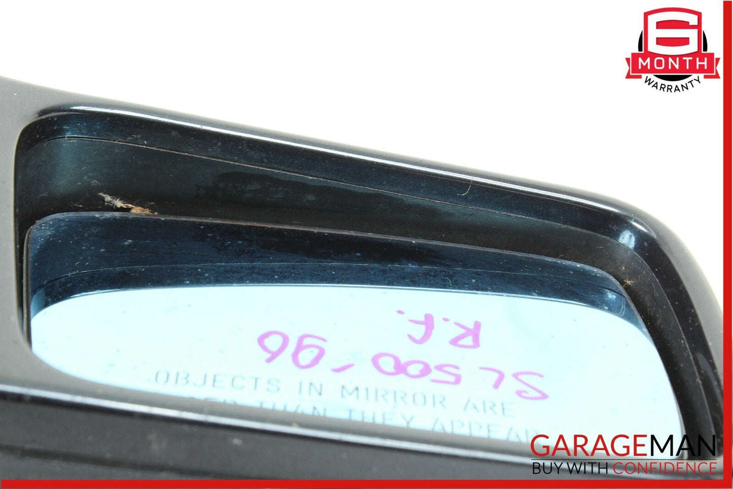 90-96 Mercedes R129 SL500 Front Right Side Mirror Rear View Door Green Black OEM