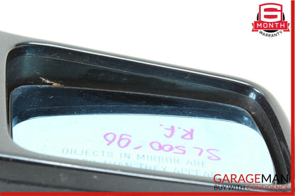 90-96 Mercedes R129 SL500 Front Right Side Mirror Rear View Door Green Black OEM