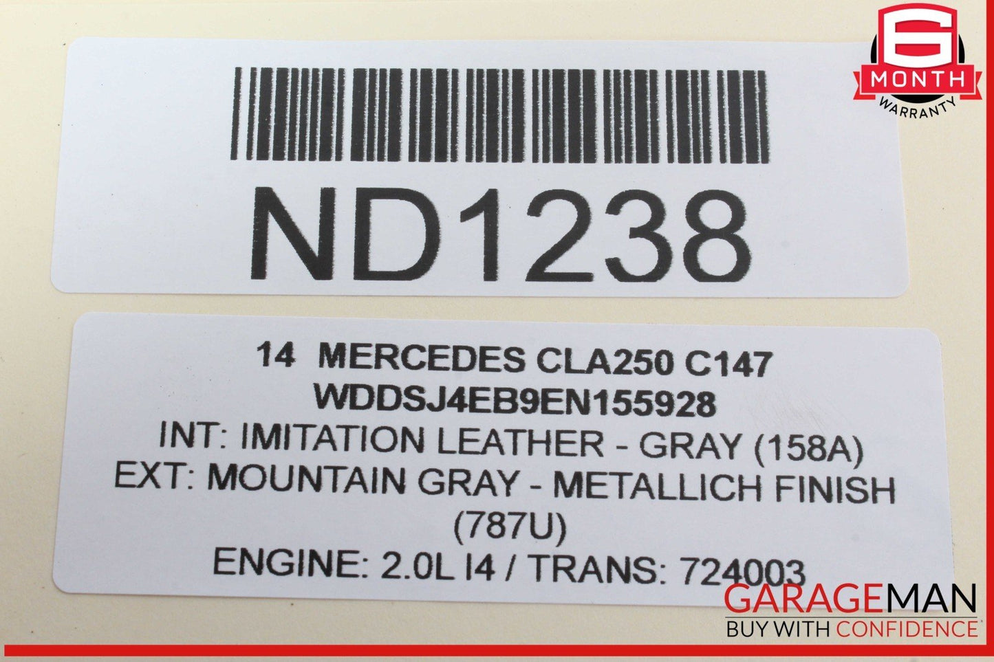 14-19 Mercedes W117 CLA250 CLA45 AMG Front Right Side Door Lock Latch Actuator