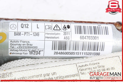 08-14 Mercedes W204 C250 C300 Left Side Roof Curtain Airbag Air Bag OEM
