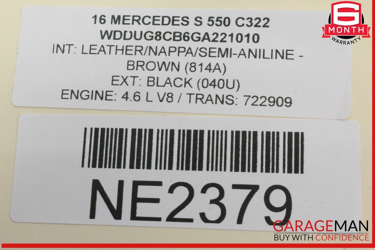 14-17 Mercedes W222 S550 Fuel Pump Motor Control Module Unit 0009002209 OEM