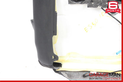 10-16 Mercedes W212 E350 E400 Front Left Top Upper Seat Cushion Cover Black OEM