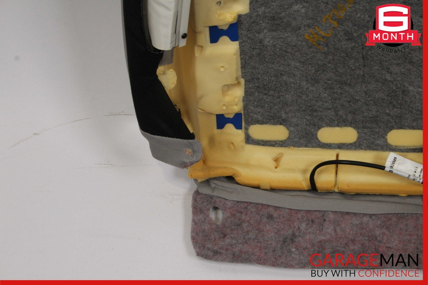 09-13 Mercedes W251 R350 ML350 Front Left Side Top Upper Seat Cushion Gray OEM