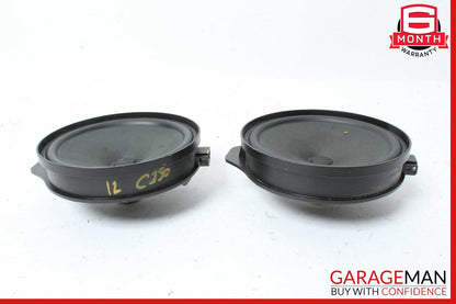 08-14 Mercedes W204 C250 C300 Rear Right & Left Side Door Sound Speakers Set