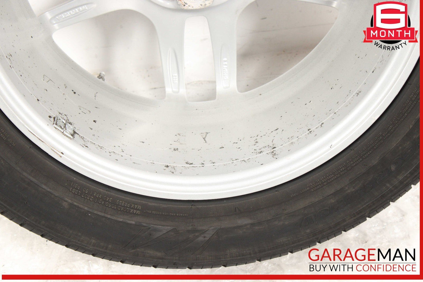 11-18 Porsche Cayenne 958 8.5Jx19 19" R19 Wheel Tire Rim Silver 7P5601025A