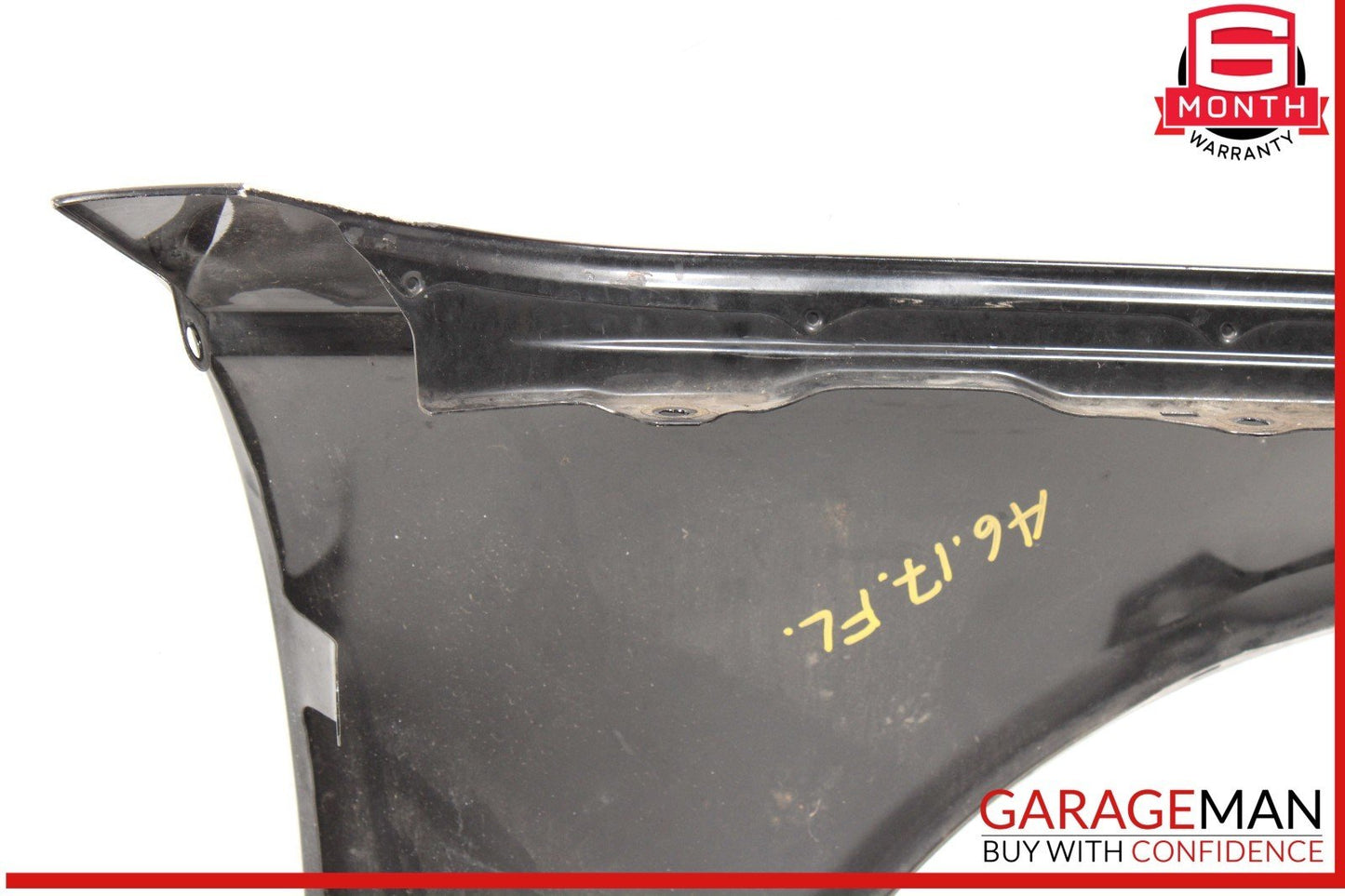 12-18 Audi A6 S6 Front Left Driver Side Fender Panel Black OEM
