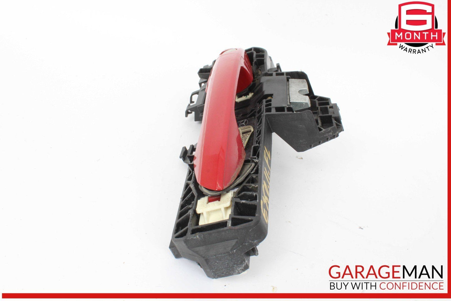 10-13 Mercedes W212 E350 Front Left Driver Side Exterior Door Handle Red OEM