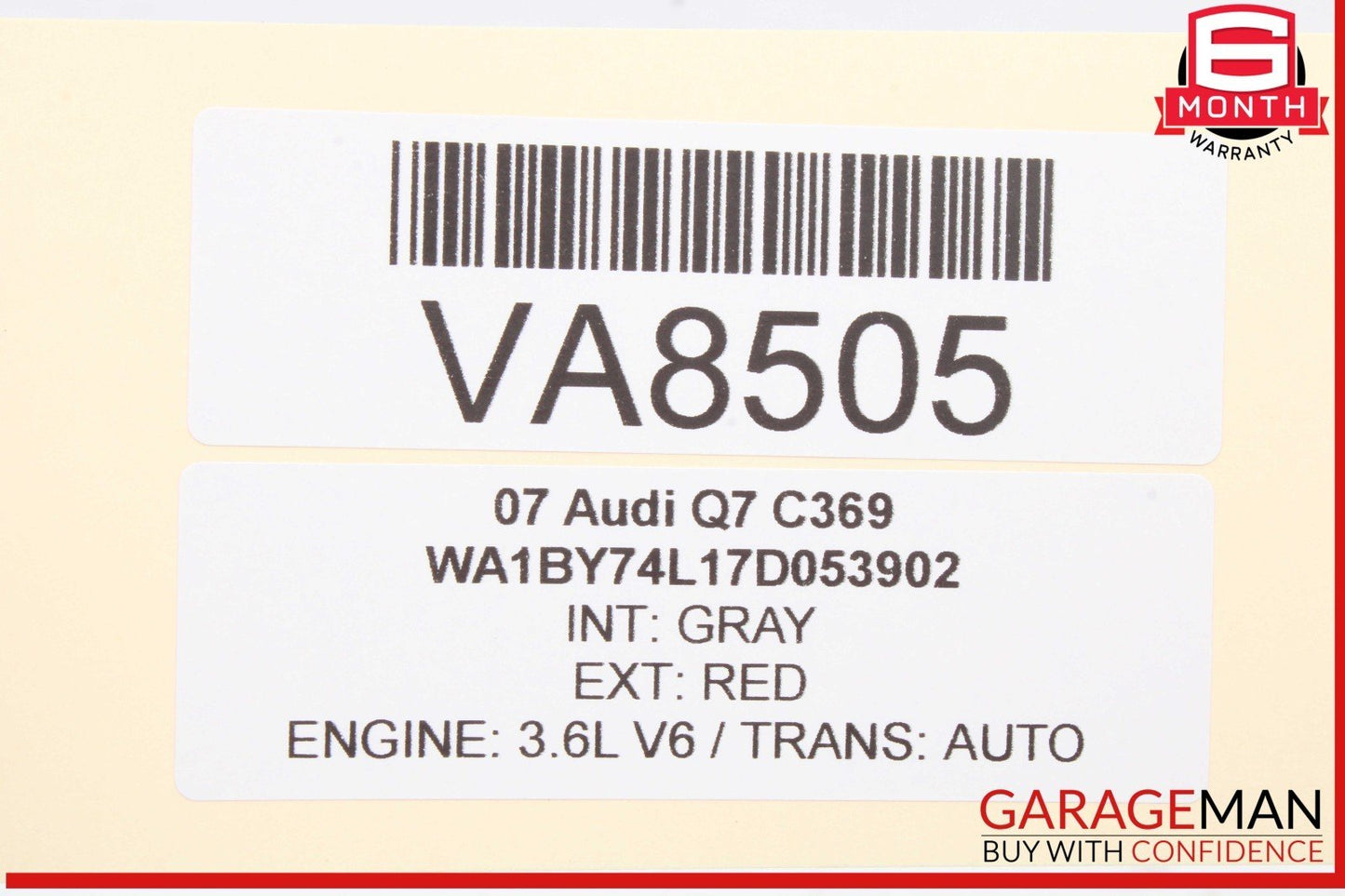 07-15 Audi Q7 Comfort Control Module Unit CCM Temic 4L0907290A OEM