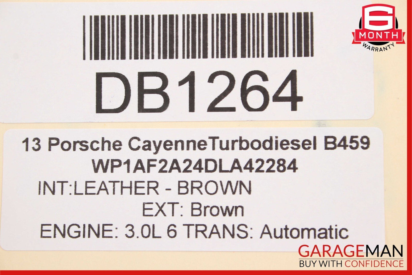 11-18 Porsche Cayenne 958 3.0L Diesel Tranny Automatic Transmission Assembly