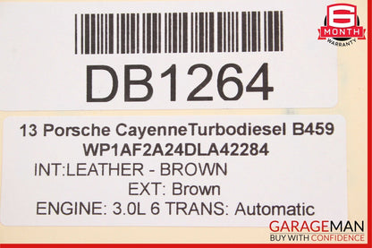 11-18 Porsche Cayenne 958 3.0L Diesel Tranny Automatic Transmission Assembly