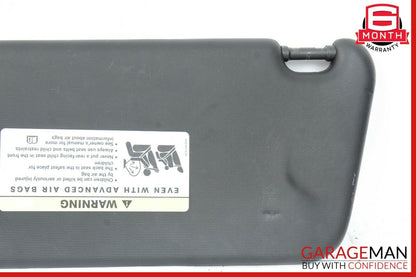 08-14 Mercedes W204 C350 Front Right Passenger Sun Visor Sunvisor Shade Black
