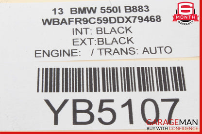 11-16 BMW 528i 535i 550i Front / Rear Right Passenger Power Window Motor Unit