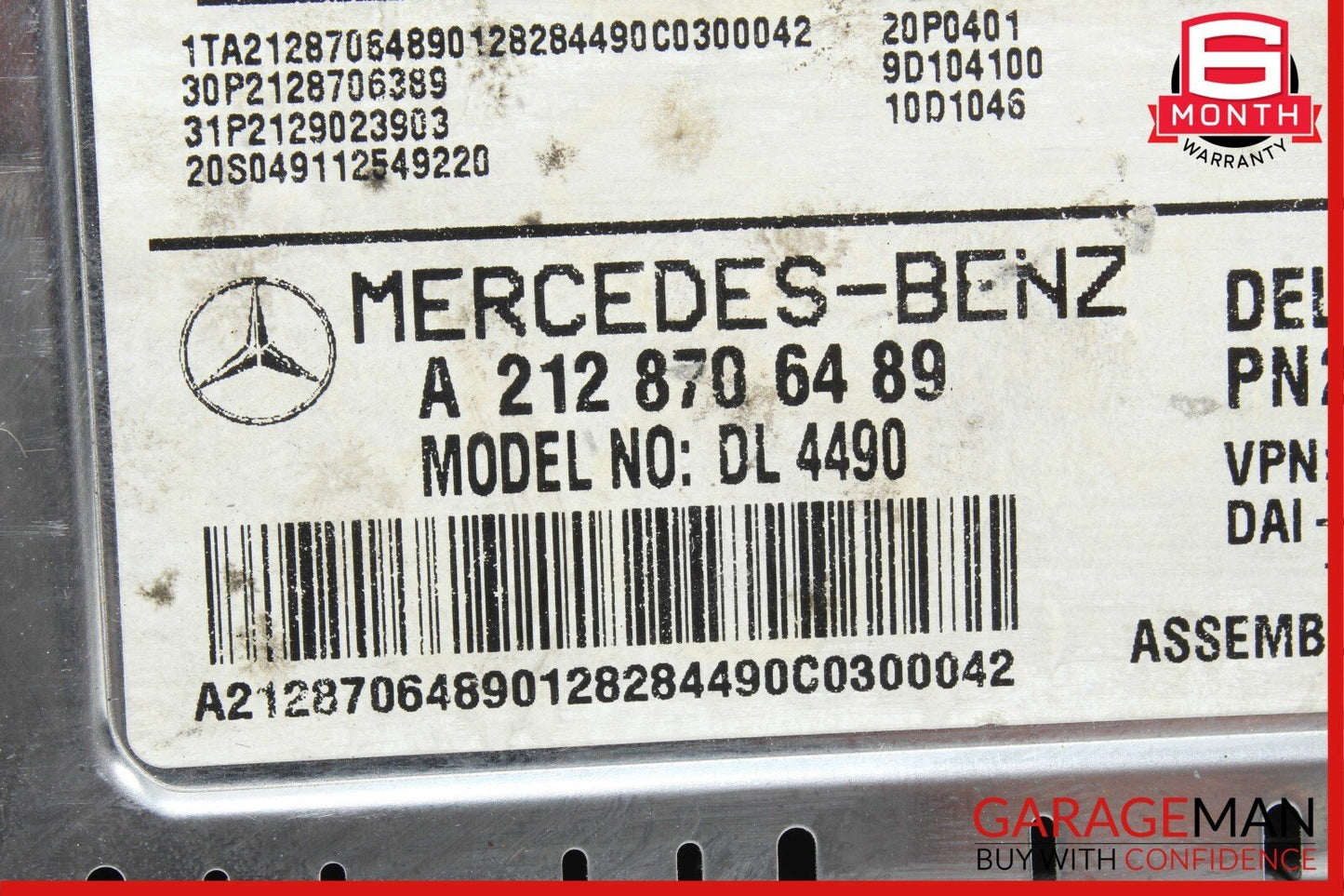 12-14 Mercedes E350 C300 CLS500 Sirius Satellite Radio Receiver Control Module