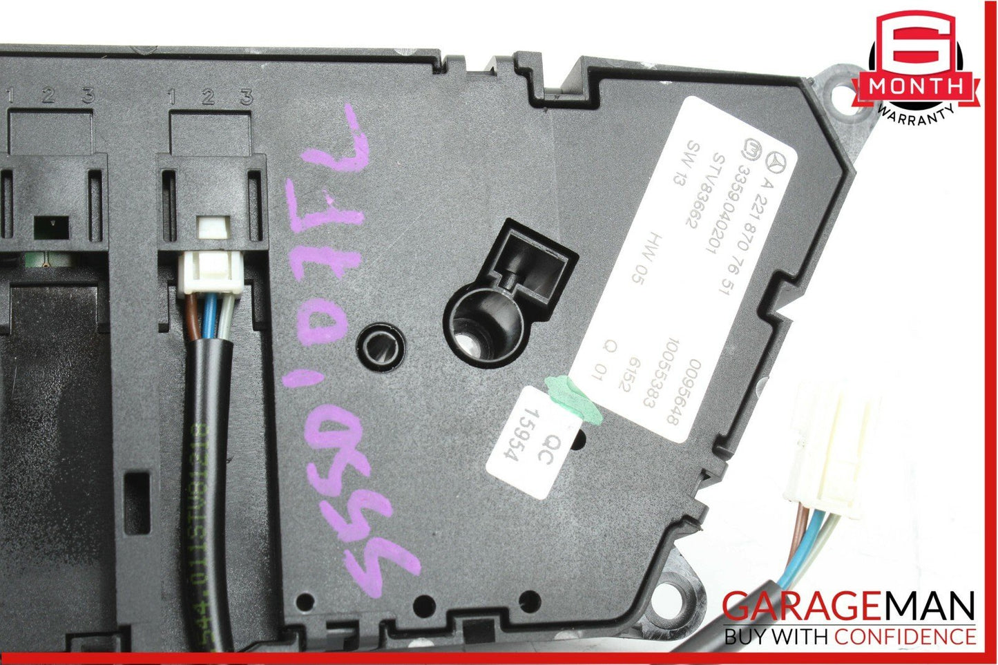 07-13 Mercedes W221 S550 CL600 Front Left Side Seat Adjust Control Memory Switch