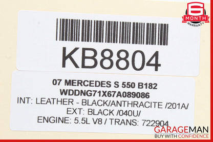 07-14 Mercedes W221 S550 S400 Dashboard Dash AC A/C Air Vent Right Black OEM