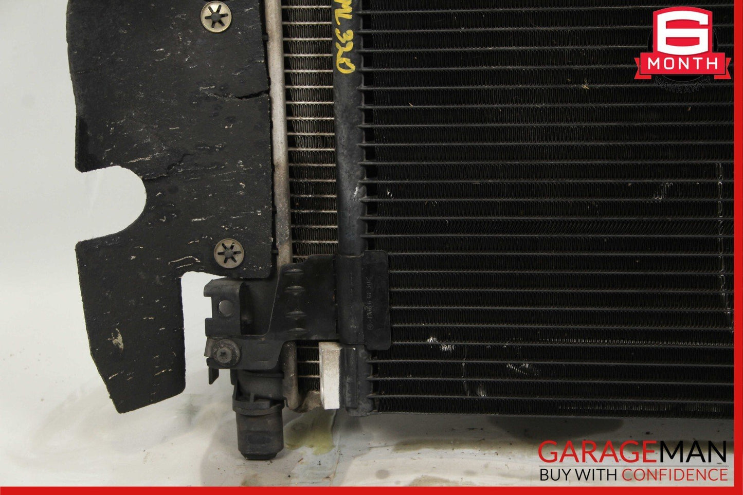 98-05 Mercedes W163 ML320 Engine Motor Cool Radiator AC A/C Condenser Assembly