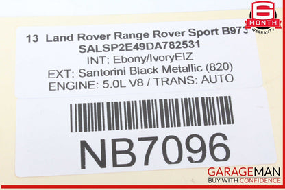 10-13 Land Rover Range Rover Sport Engine Motor Starter AH4211001BB OEM