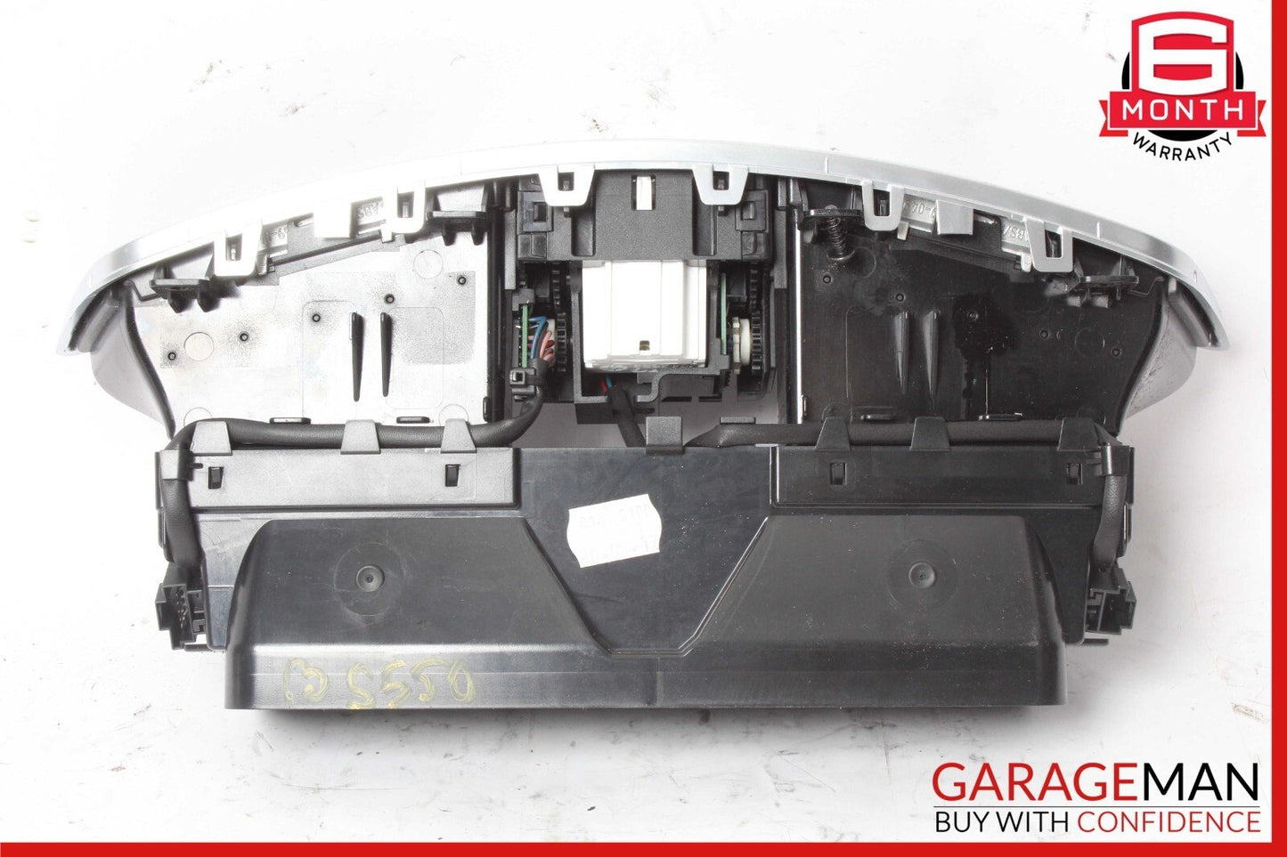 07-13 Mercedes W221 S550 Center Dash Air Vent AC A/C Clock Trim Cover Assembly